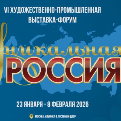 VI Художественно-промышленная выставка-форум «Уникальная Россия» откроется в Москве